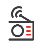 Logo da Rádio Machado de Liz
