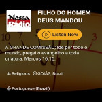 Logo da RÁDIO FILHO DO HOMEM DEUS MANDOU